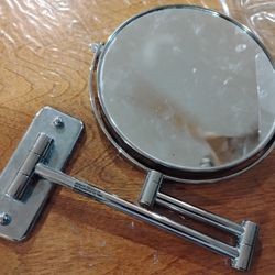 JERDON Two-Sided Wall-Mounted Makeup Mirror