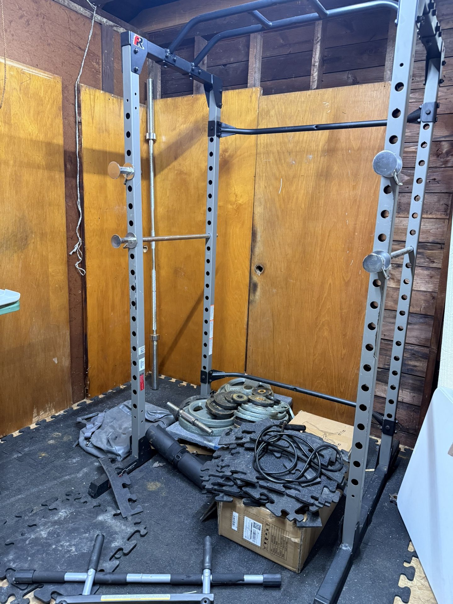 Home Gym Squat Rack And Weights /swuat Bench