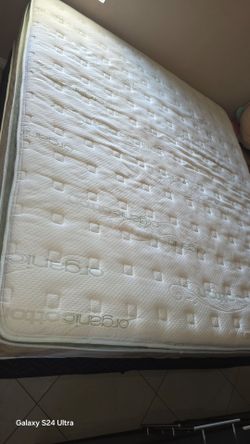 White Cal King bed
