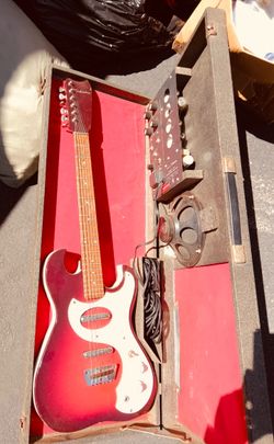 1(contact info removed) Silvertone Guitar W/ Case