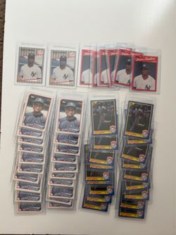 46 Deion Sanders Rookie Baseball Cards