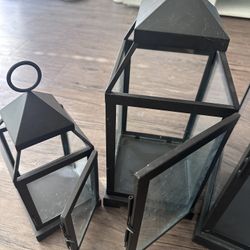 Metal Rustic Candle Lanterns