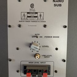 Mirage Nano Subwoofer 