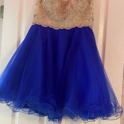 Royal Blue Junior Dress