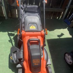 BLACK+DECKER 20 in. 13 AMP Corded Electric Walk Behind Push Lawn Mower