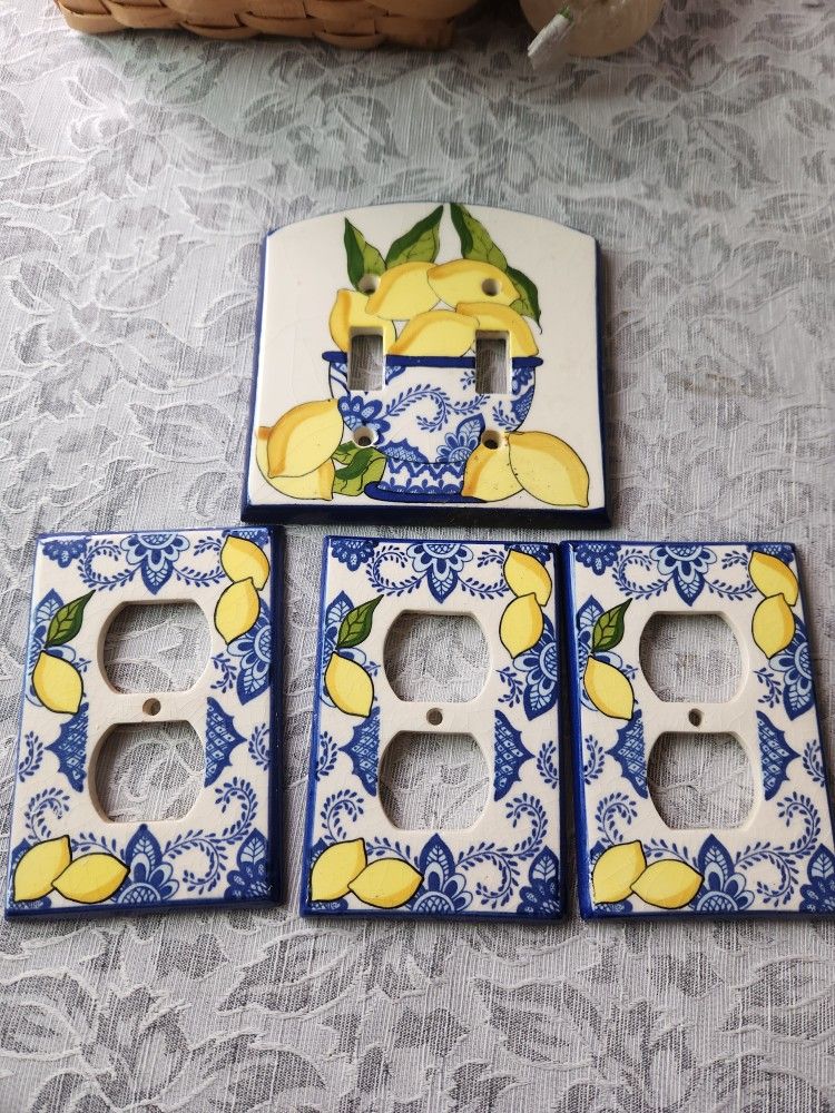 Fresh Lemons Ceramic - Outlet Covers