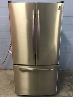 Stainless Steel GE French Door Refrigerator 33" Wide