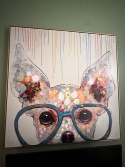 Large chihuahua painting