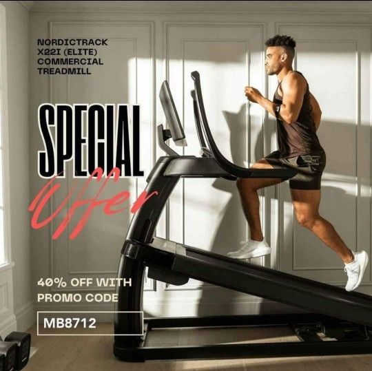 *BRAND NEW iFit Nordictrack Commercial X22i Elite Treadmill With Warranty