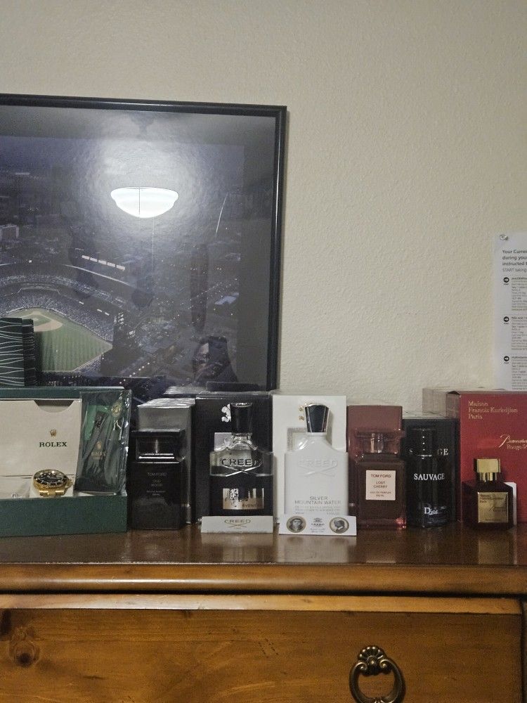 Expensive Name Brand Watches & Colognes.