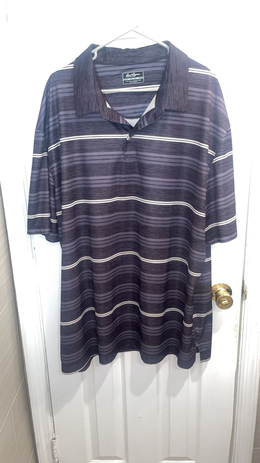 NWOT Ben Hogan performance black and gray polo 3XL