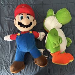 Authentic Super Mario & Yoshi Large Plush Toys - Perfect for Collectors