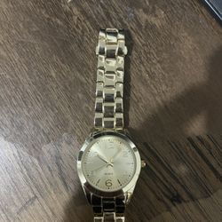 Gold Painted Wrist Watch