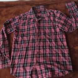 Warriors of Radness Mens Sz small S Button up Long Sleeve Plaid Shirt WOR