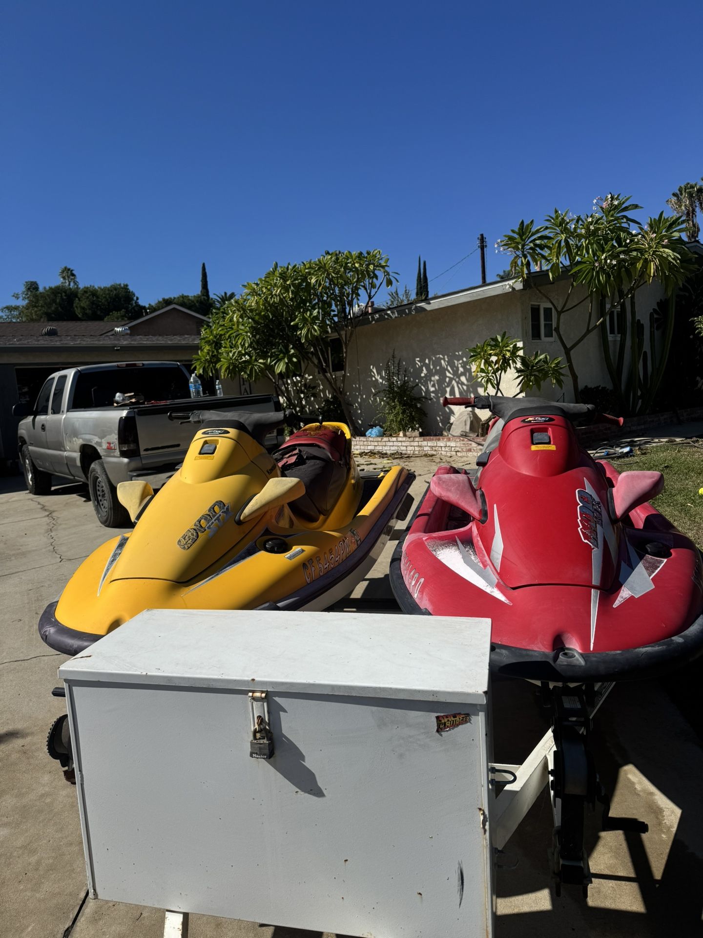 1998 Kawasaki 1100 stx and 900