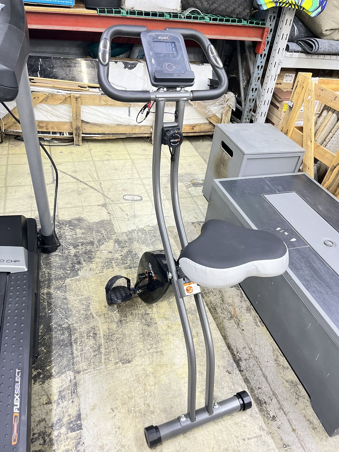 AtivaFit Foldable Exercise Bike