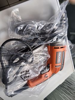 RIDGID drill with bag