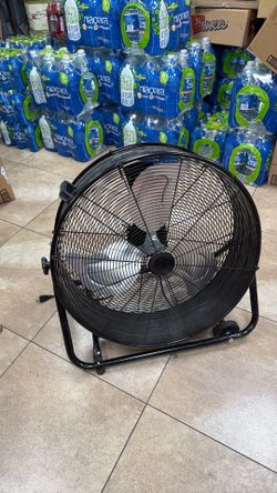 3 speed 24” drum fan 3 blades floor cooling fan