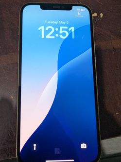 Apple iPhone 12 Pro Max 128GB 5G Gold for AT&T Cricket H2O Network Sims.Very minor crack on the back