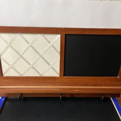 Wooden Shelf With Hooks