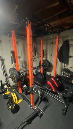 Power cage all in one home gym