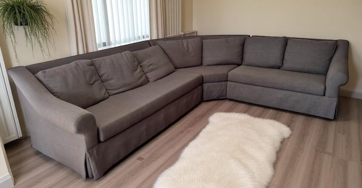 Grey Like New Large Very Clean Sectional Couch