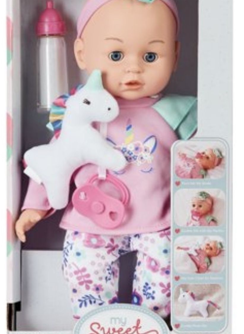 My Sweet Love Sweet Baby Doll Toy Set, 4 Pieces
