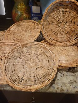 Woven Wicker Circles