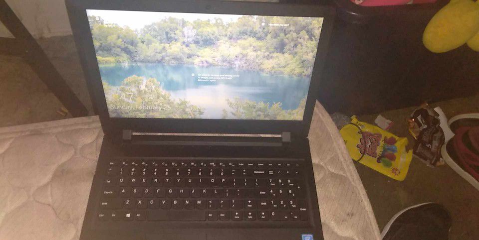Lenovo Laptop, Don't Know Exact Size, Black In Color , Model Name 80UD