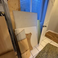 Free - Scrap Materials! wood, acrylic, dry wall