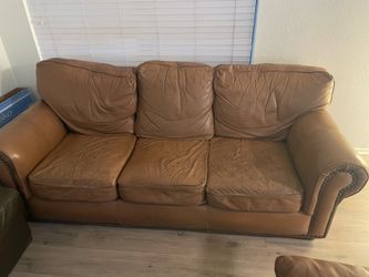 2 couches and 1 foot rest for sale