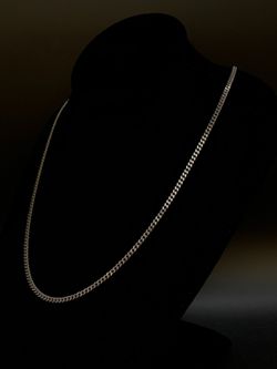 20" SILVER CUBAN LINK CHAIN #35312