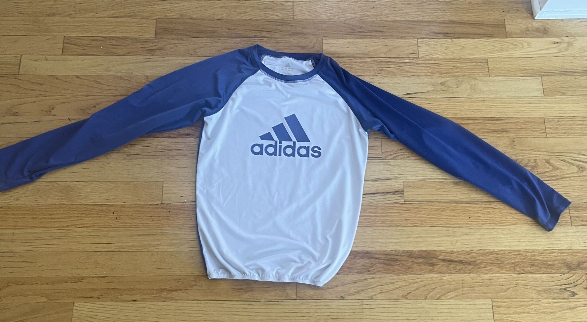 Adidas Blue Ranked Rash guard Size Medium Jiu Jitsu Judo