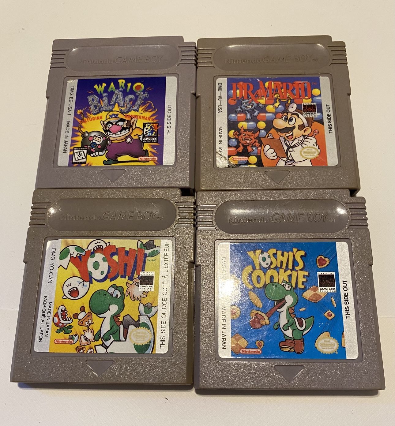 Lot of 4 GameBoy games
