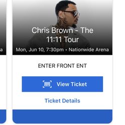 Chris Brown Tickets