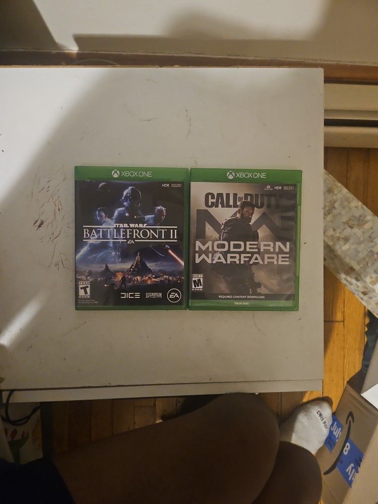 Xbox 1 Games Cod And Starwars