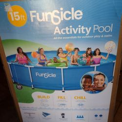 Pool 15 Ft Funsicle Filter And Pump New 