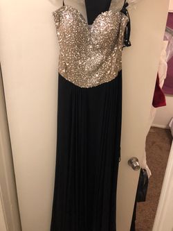 Sparkled. Beautiful long dress
