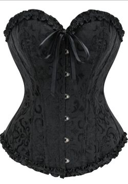 New never used black corset size L
