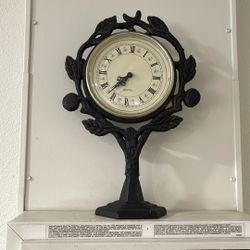 Vintage Cast Iron Clock
