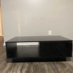 Black Gloss Storage Coffee Table