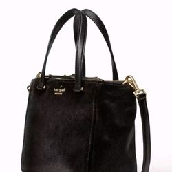 Kate Spade Black Velvet Purse 