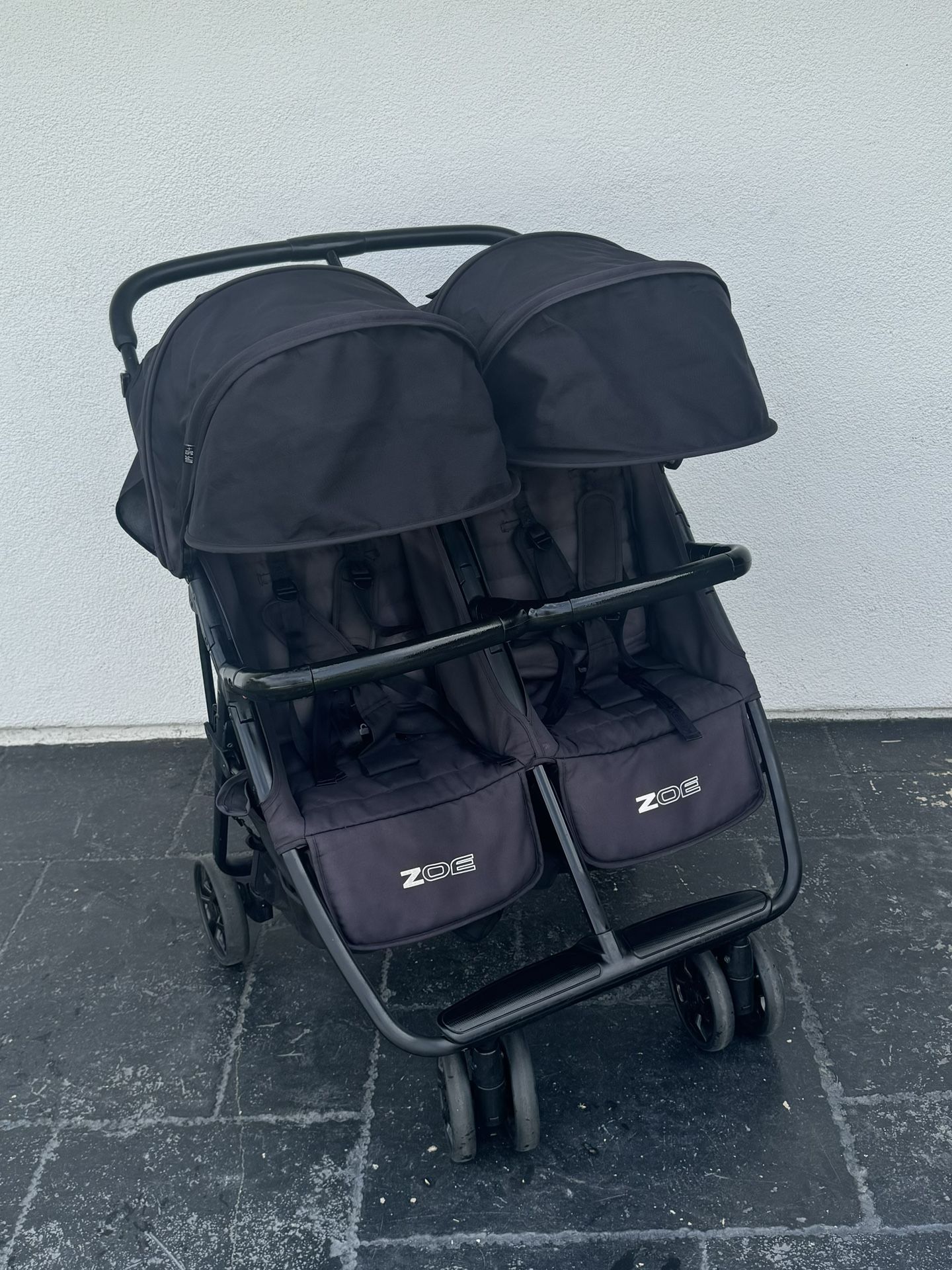 ZOE THE TWIN SIDE BY SIDE DOUBLE STROLLER!!