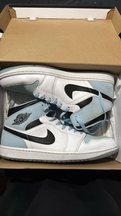Air Jordan 1 Mid Ice Blue *used* 13