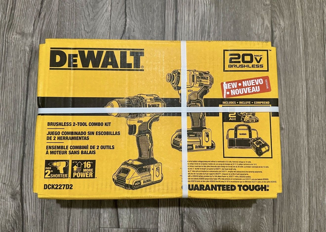 New Dewalt 2-Tool Combo Kit