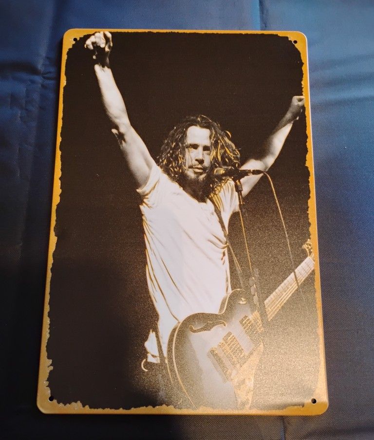 Chris Cornell 8 inch x 12 inch Wall Decor New