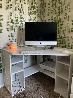 White desk