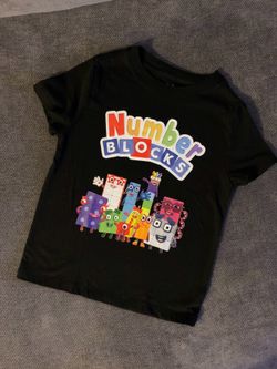 Number blocks shirt kids shirts children’s t shirts