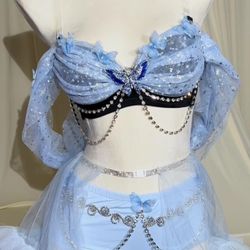 Women's Blue Fancy-dress (117)11