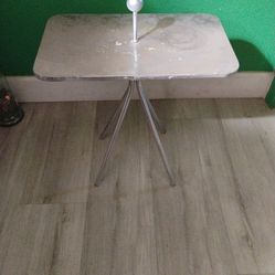 Rare Mid Century Modern Small Side Table Industrial very well made.